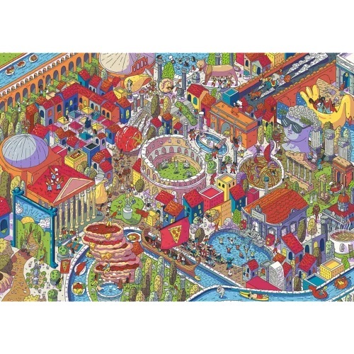 Trefl Puzzle Eye-Spy Sneaky Peekers, Rím 1000 dielikov