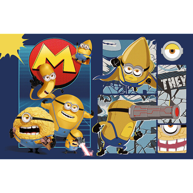 Trefl Minipuzzle 54 dielikov - Mimoni sú zábavní!