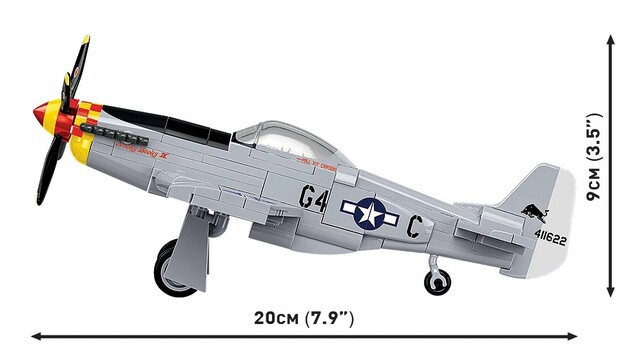 Cobi 26631 MUSTANG P-51 D FLYING BULLS, 1:48, 157 k