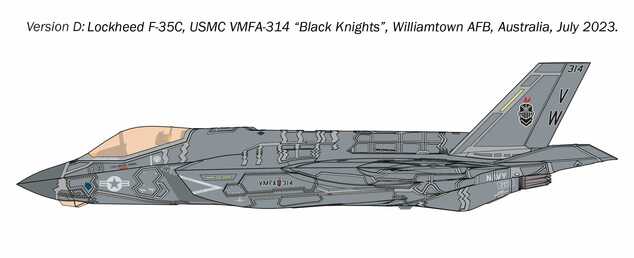 Modellbausatz Flugzeug 1469 - F-35C Lightning II (1:72)