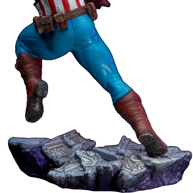 Iron Studios Marvel Comics - Captain America Infinity Gauntlet Diorama Statue 1/10