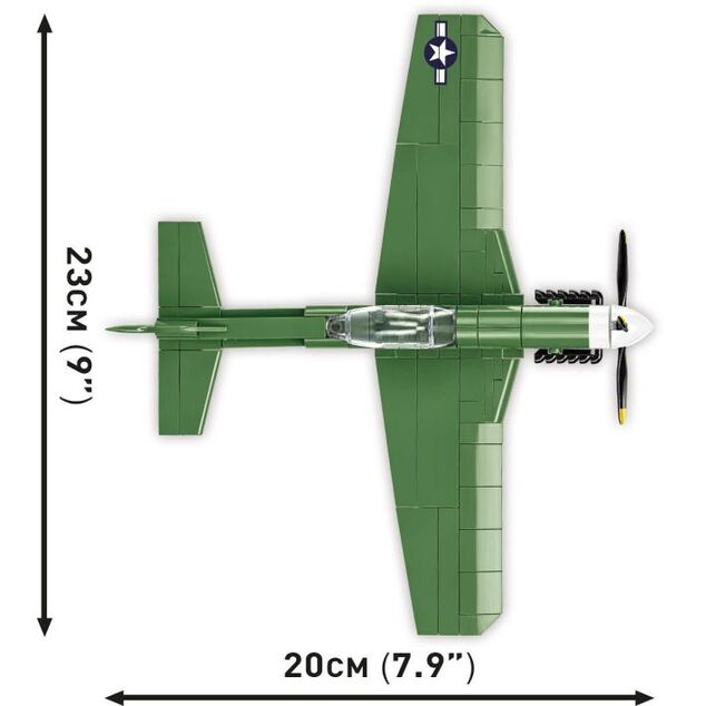 Cobi II WW North American P-51D Mustang, 1:48, 152 k