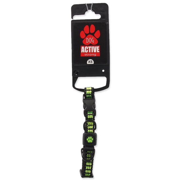 Obojok Active Dog Strong XS limetka 1x21-30cm
