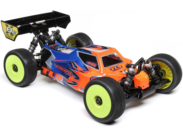 Kit da corsa TLR 8ight-X/E 2.0 Combo Nitro/Buggy elettrico 1:8 4WD