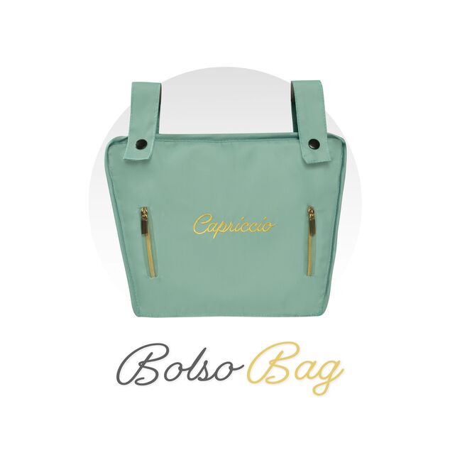 DeCuevas 85073 Skladací kočík pre bábiky so slnečníkom a taškou Capriccio 2025 - 60 cm