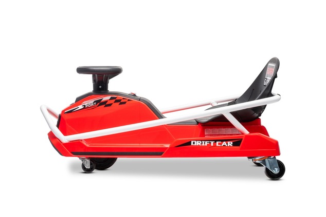Beneo Motors Drift Kart 24V, rosso, 300W Motore Brushless, Batteria al Litio,