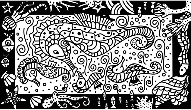 Janod Atelier Sada Midi Maľovanie Oceán od 7 rokov