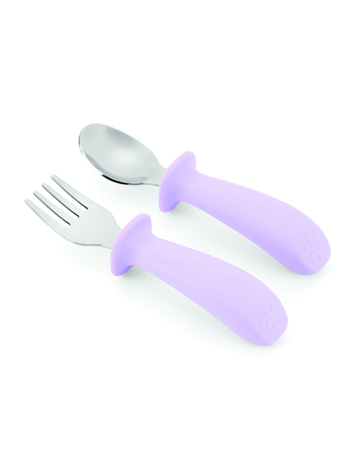SKIP HOP Cucchiaio e forchetta Besties Squad Purple, 12m+