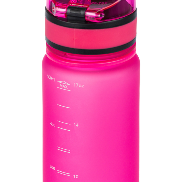 BAAGL Tritanová fľaša na nápoje Logo ružová, 500 ml