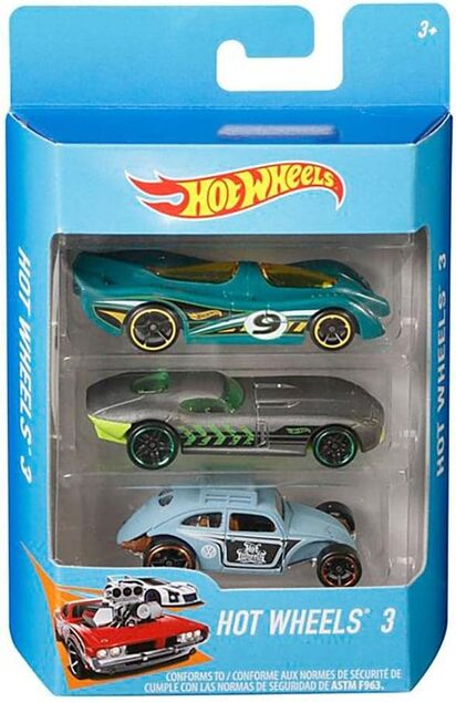 Mattel Hot Wheels Autíčka sada 3ks
