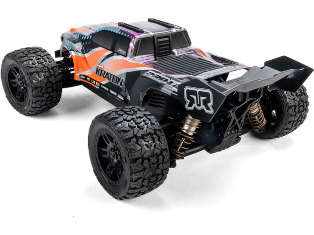 Pro-Line koleso 1:16 s pneu Jaeger, disk Split Six čierny 12mm (2): Arrma Mini Kraton