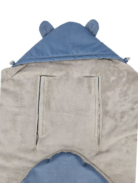 EKO Fußsack für Autositz Blau