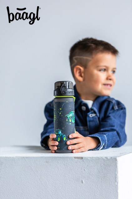 BAAGL Tritan-Flasche für Getränke Traktor, 500 ml