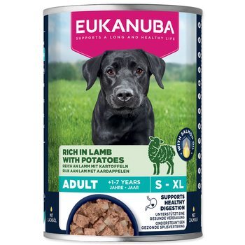 Konzerva EUKANUBA Adult bohatá na jahňacie so zemiakmi 400 g