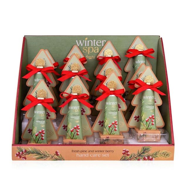 ACCENTRA Sada péče o ruce Winter Spa s pilníkem Zimní ovoce 30ml balené v displeji