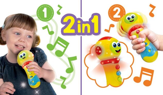 Carotina baby - Microfono per bambini 2 in 1
