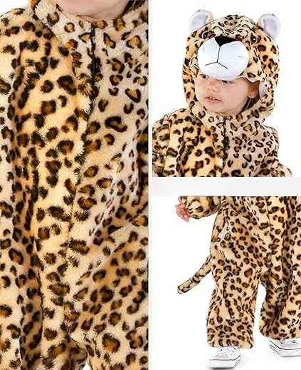 Leopard detský kostým veľkosť (82-90cm)