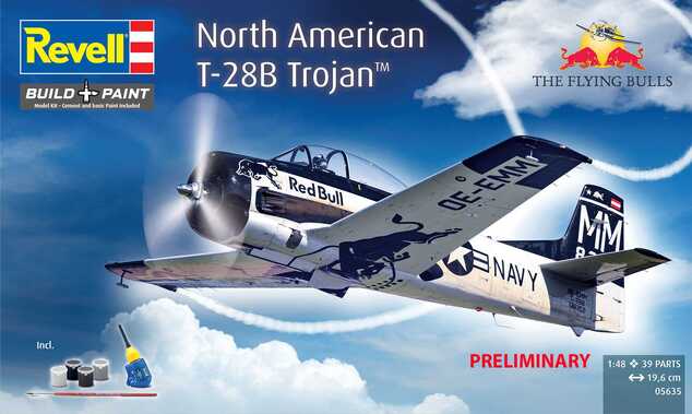 Geschenkset Flying Bulls 05635 - T-28B Trojan (1:48)