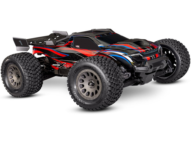 Traxxas Mini XRT V1 1:12 VXL-3s 4WD RTR červená
