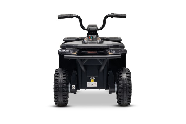 Licencovaná elektrická štvorkolka Arctic Cat 12V so zadným pohonom, čierna, LED svetlá, Lí