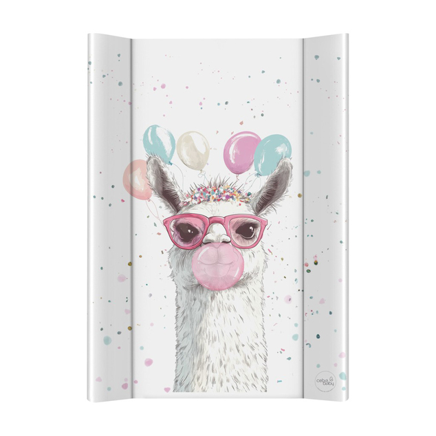 Ceba Podložka přebalovací 2-hranná s pevnou deskou (50x70) Ultra Light Crazy Lama