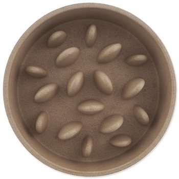 Miska Dog Fantasy proti hltaniu EcoStyle béžová 14cm, 400ml