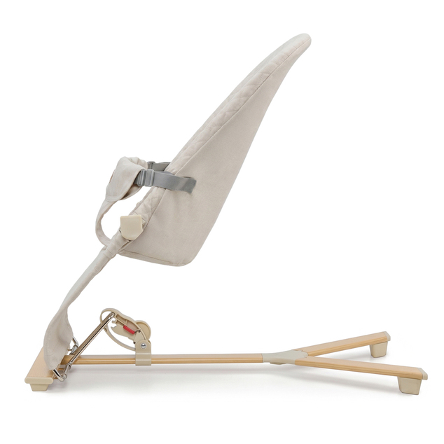 KINDERKRAFT Wippe Mimi Beige Holz, bis 9 kg