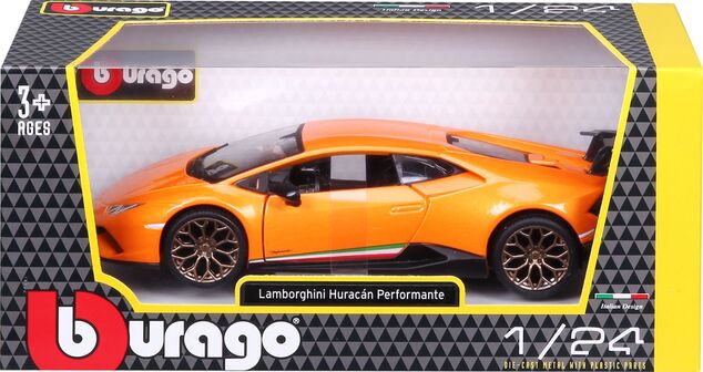 Bburago 1:24 Plus Lamborghini Huracan Performance Orange