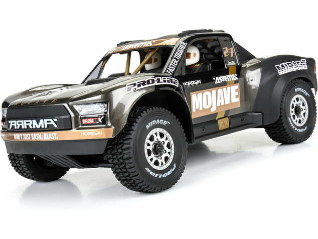 Pro-Line kolo 1:16, pneu Mirage TT, disk stříbrný 12mm (4): Mojave Grom
