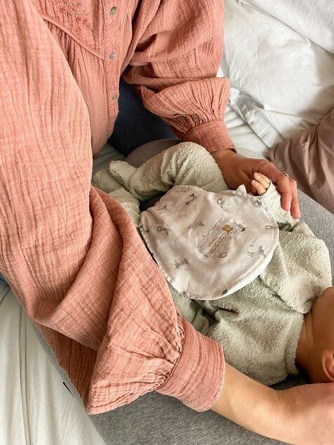 Cuscino gravidanza e allattamento Multirelax 3 in 1 Cotone, Grey Bunny