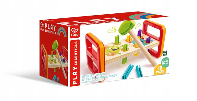 Hape Banco de martillar con martillo