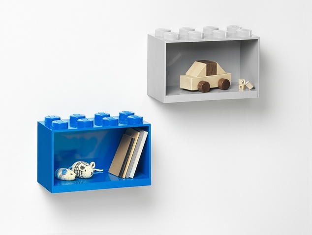 LEGO® Brick 8 Hängeregal blau