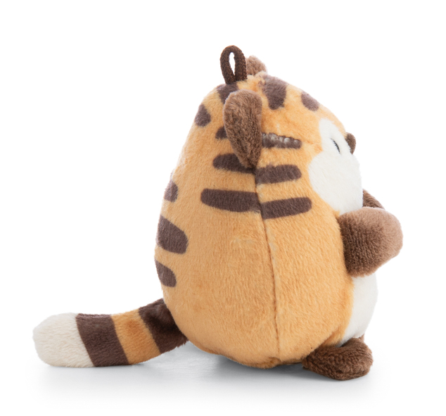 NICI plyš MyMochi Tiger Tiggy 8cm v kostýme hamburger a uhorka, set darčekové balenie