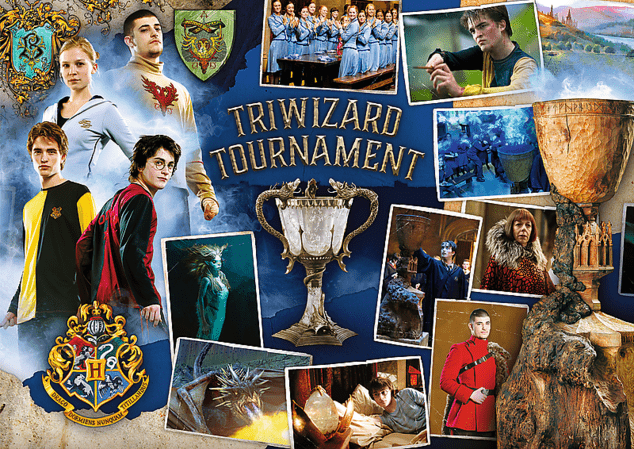 Trefl Puzzle Harry Potter Tournament 3v1 400 + 500 + 600 dielikov