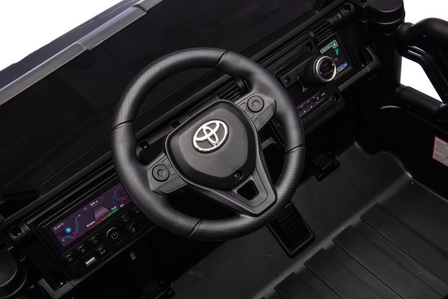 Elektrické autíčko Toyota FJ Cruiser XXL s pohonom 4x4, licencované (Dvojmiestne), čierne,