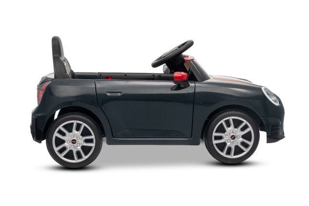 Elektrické autíčko BMW Mini Cooper 12V, čierne, USB Vstup s Bluetooth pripojením na MP3 Pr