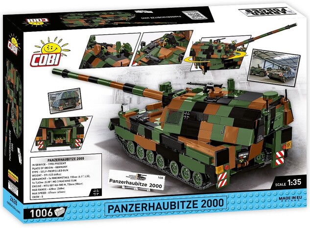 Cobi Armed Forces Panzerhaubitze 2000, 1:35, 1006 k, 1 f