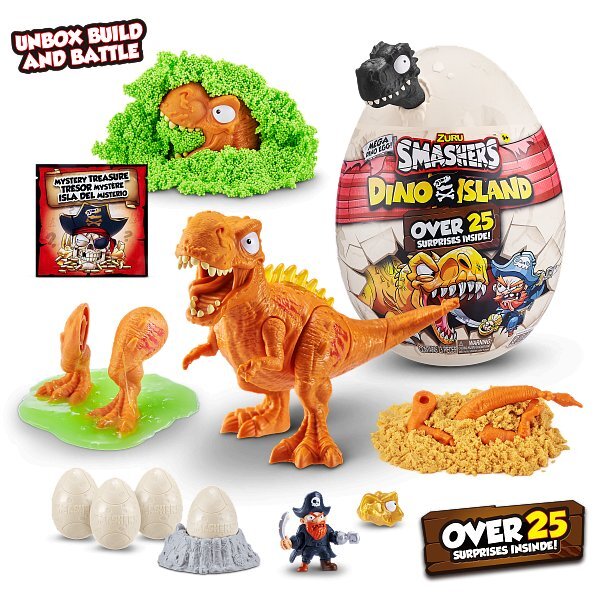 Zuru Smashers: Dino Island Ei - großes Paket
