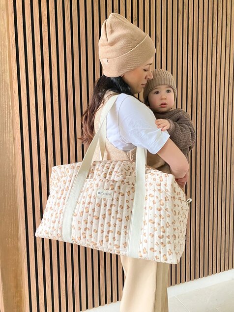 Borsa da weekend per mamme, Leopardo