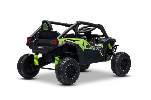 Elektrické autíčko Kawasaki TERYX KRX 1000 12V, čierne, jednomiestne, odpružená zadná nápr