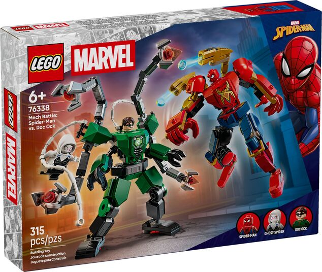 LEGO® Marvel 76338 Bitka robotov: Spider-Man vs. Doc Ock