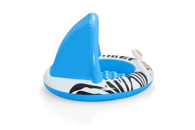 Bestway Nafukovací bazénik so strieškou zebra, 97x66 cm