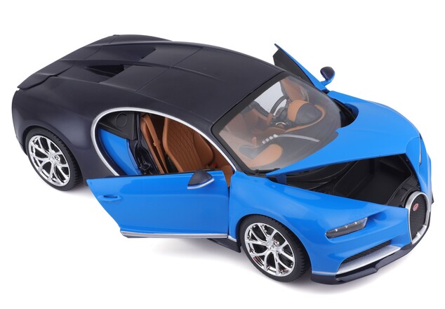 Bburago 1:18 Plus Bugatti Chiron blau / tiefblau