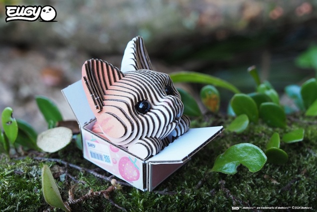 EUGY Kočka Pumpkin 3D kartonová skládačka