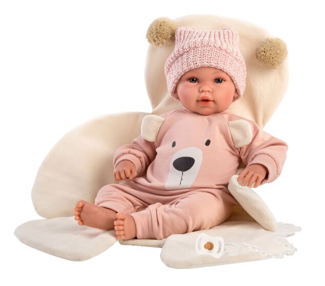 Llorens 63644 NEW BORN - realistická bábika bábätko so zvukmi a mäkkým látkovým telom - 36