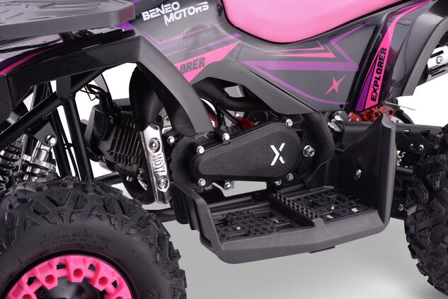 Benzínová štvorkolka pre deti Beneo Motors Explorer ružová - 50cm3