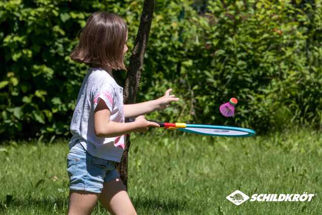 Schildkröt – set di grandi racchette con palla per tennis e badminton