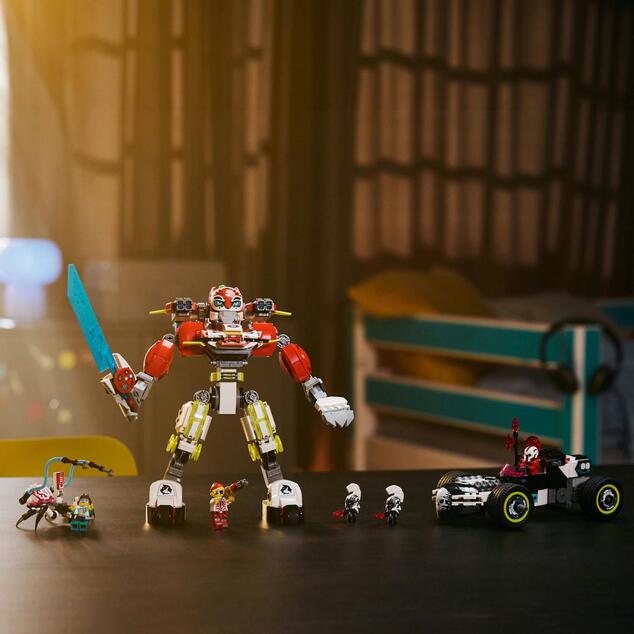 LEGO® DREAMZzz™ 71497 Coopers Tiger-Roboter und Zeros Hot Rod