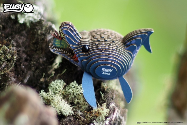 EUGY Mosasaurus 3D puzzle di cartone