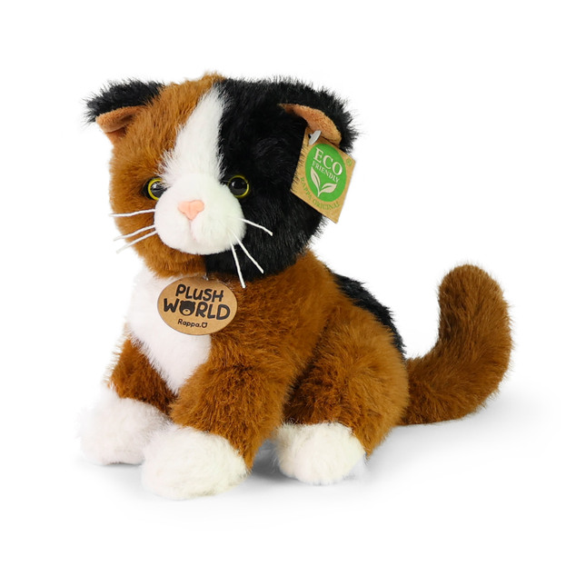 Gatto di peluche 20 cm ECO-FRIENDLY PLUSH WORLD